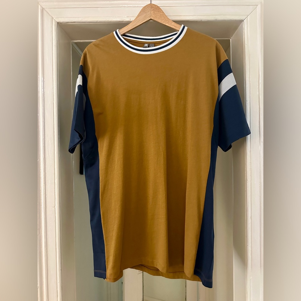ASOS Men's Short Sleeve Color Block Top sz
M